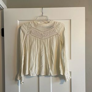 Francesca’s Eyelet Embroidered Top